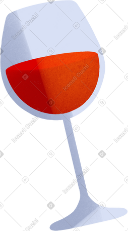 glass of red wine PNG, SVG