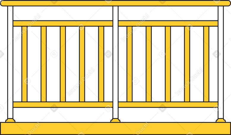 balcony Illustration in PNG, SVG
