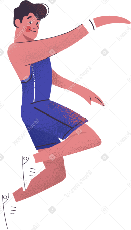 man playing basketball Illustration in PNG, SVG