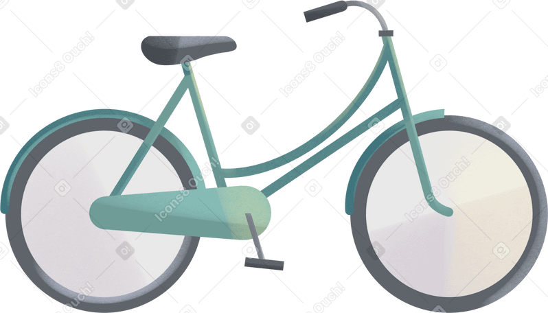 city ​​bike Illustration in PNG, SVG