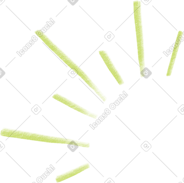 Green burst lines PNG, SVG