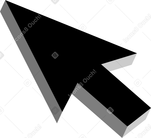 arrow cursor PNG, SVG