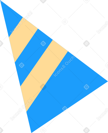 휴일을 위한 파란 모자 PNG, SVG