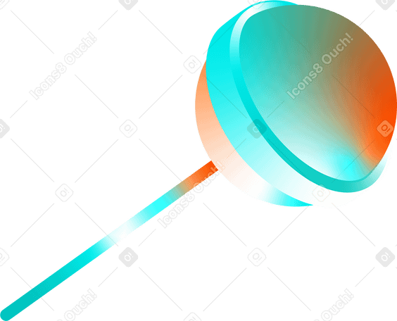 Paleta isométrica multicolor PNG, SVG