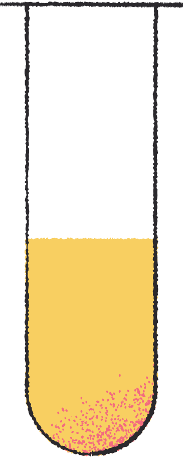test tube yellow PNG, SVG