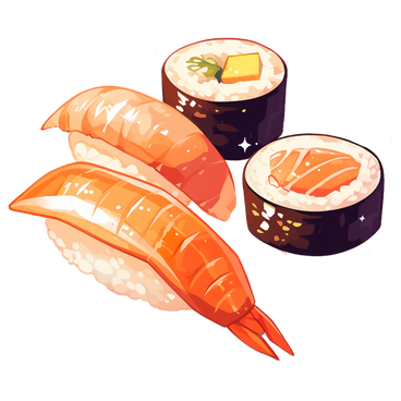 Sushi set PNG, SVG