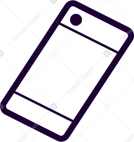 cell phone with camera Illustration in PNG, SVG