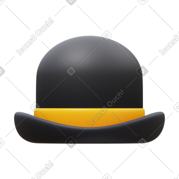 Bowler hat PNG, SVG