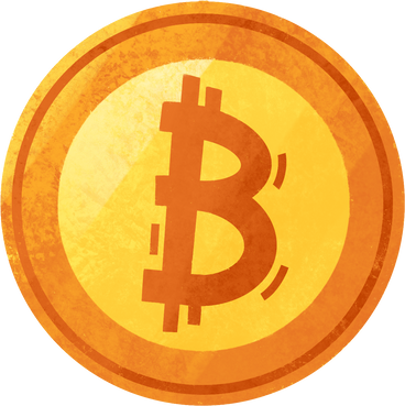 big bitcoin coin PNG, SVG