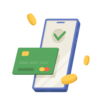 Digitale geldbörse in der mobilen app animierte Grafik in GIF, Lottie (JSON), AE