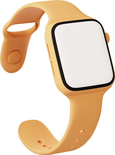 smart watch with blank screen PNG, SVG