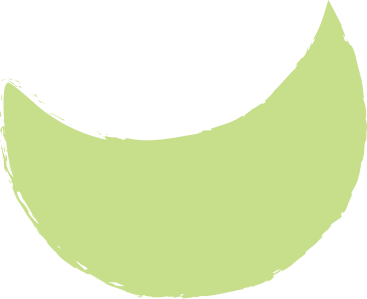 Light green crescent PNG, SVG