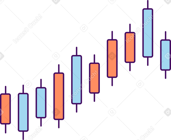 analytical japanese candlesticks PNG, SVG