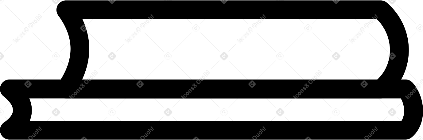Stapel weißer bücher PNG, SVG