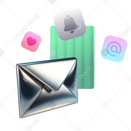 Email marketing con messaggio commerciale PNG, SVG