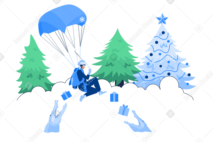 Everybody deserves a gift Illustration in PNG, SVG