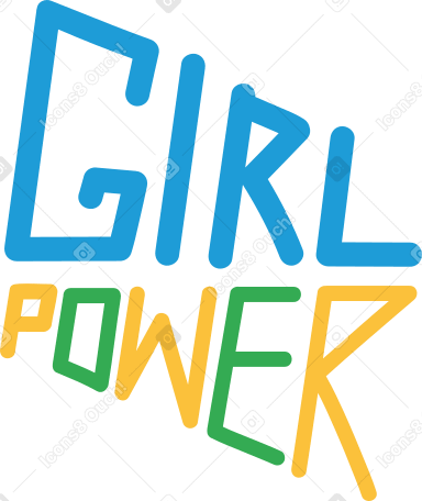 女孩的力量 PNG, SVG