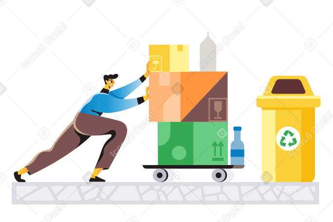 Recycle Illustration in PNG, SVG