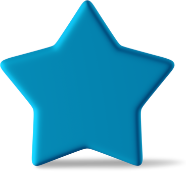 blue star standing PNG, SVG