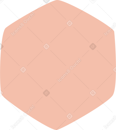 pink hexagon Illustration in PNG, SVG