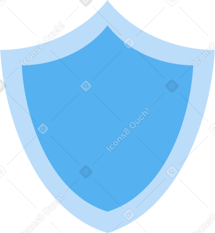 blue shield Illustration in PNG, SVG