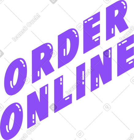 lettering order online text PNG, SVG