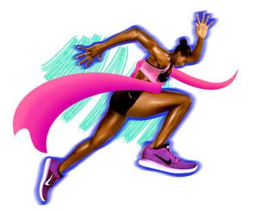 Running woman finished PNG, SVG
