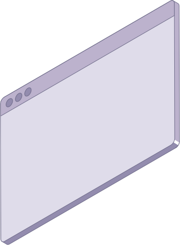 Browser window PNG, SVG