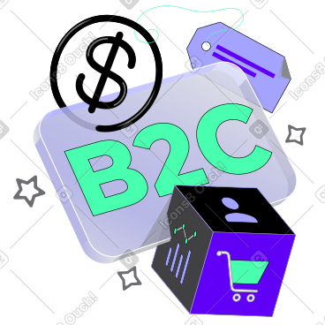 用美元符号和折扣券文字刻字 b2c PNG, SVG