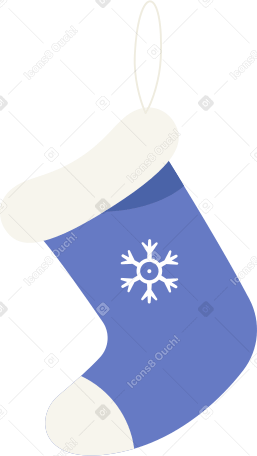 christmas sock PNG, SVG