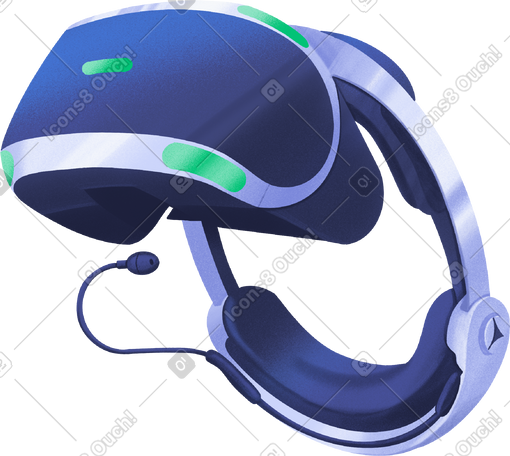 virtual reality glasses in perspective PNG, SVG