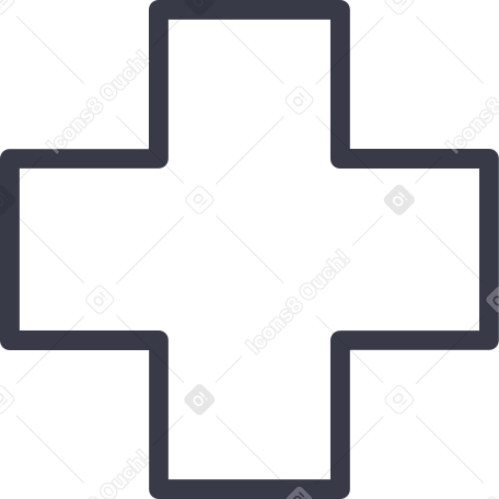 форма креста в PNG, SVG