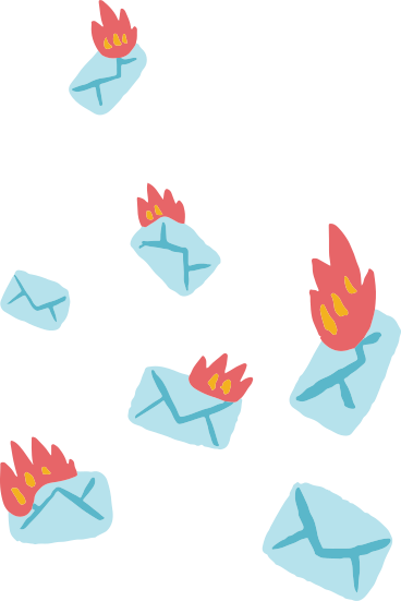 burning letters PNG, SVG