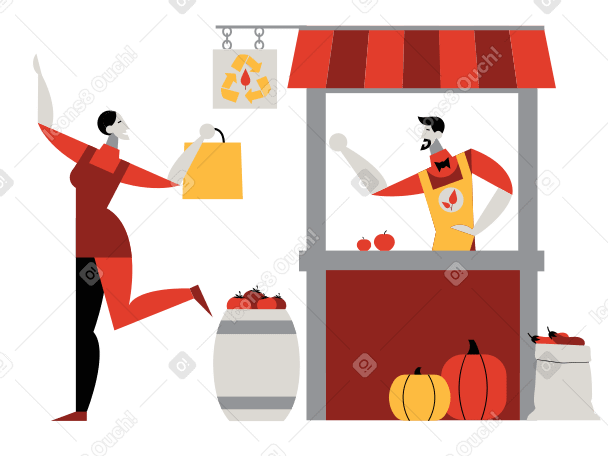 Useful purchases Illustration in PNG, SVG
