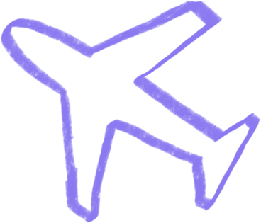 small purple plane icon PNG, SVG