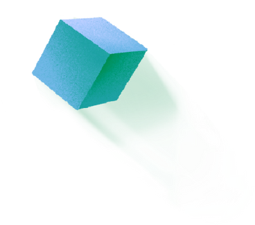 medium green cube PNG, SVG