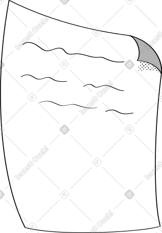 white sheet of letter with text PNG, SVG