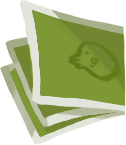 Scattered banknotes PNG、SVG