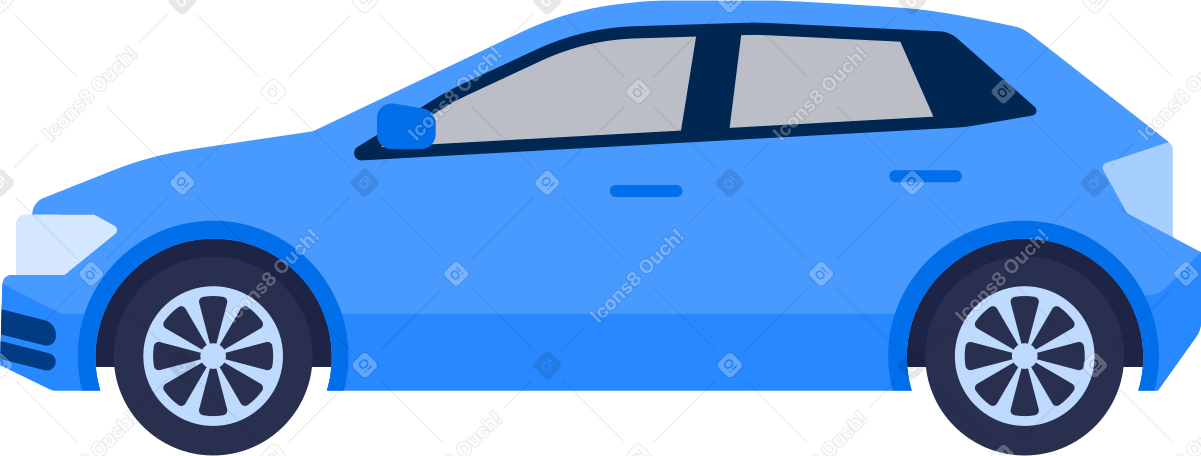 carro de passageiros perua vista lateral PNG, SVG