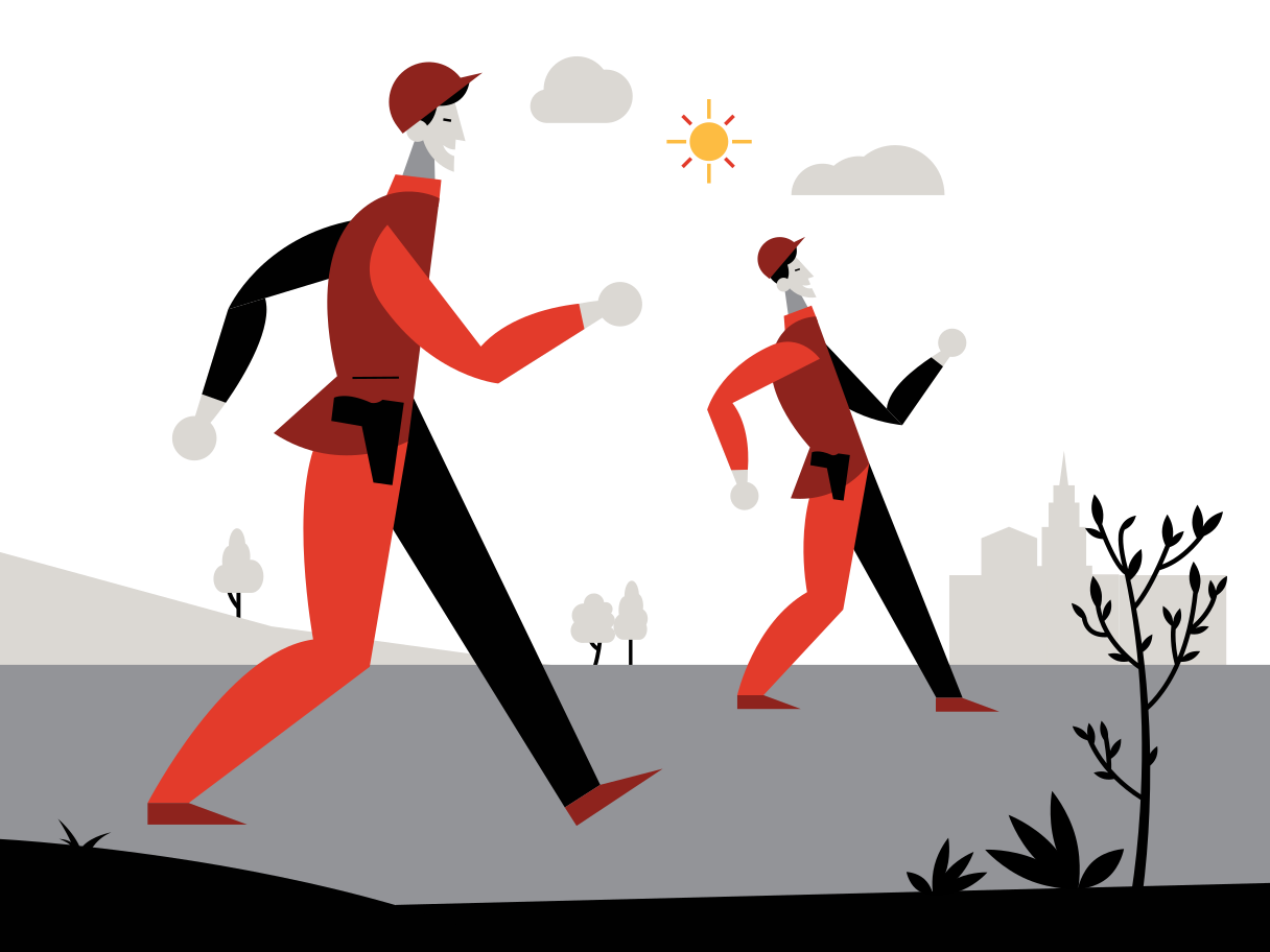 The soldiers Illustration in PNG, SVG