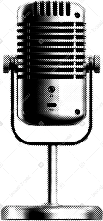 Студийный микрофон в PNG, SVG