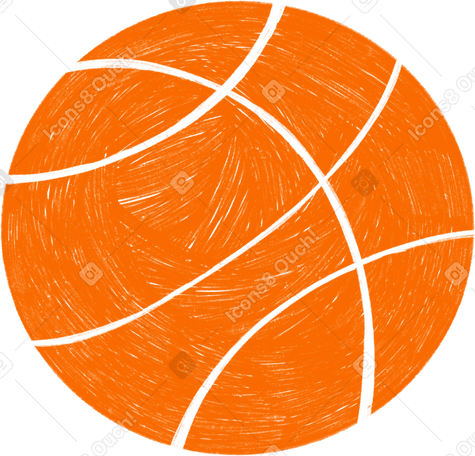 orange basketball PNG、SVG