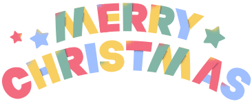 Lettering merry christmas PNG, SVG