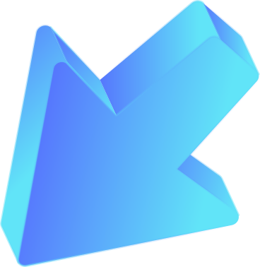 blue arrow threed PNG, SVG