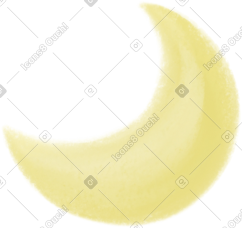 crescent moon PNG, SVG