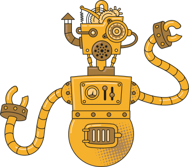 robot with long arms PNG, SVG