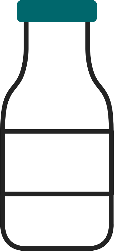 botle milk PNG, SVG