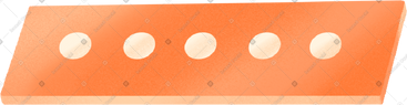 Orange rectangle with a password PNG, SVG