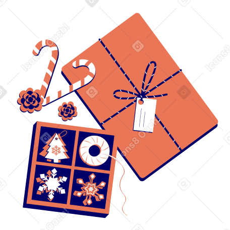 Christmas gift PNG, SVG