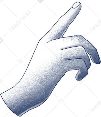 stone hand pointing at something PNG, SVG